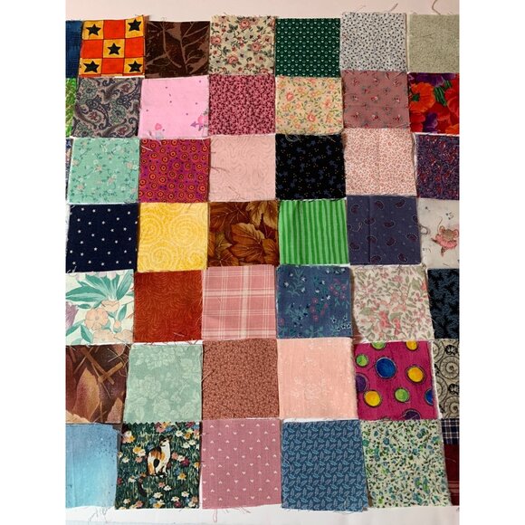 140 Pieces 2.5" Cotton Squares Quilting Fabric Bundle For Patchwork & Sewing Pro - Picture 5 of 9